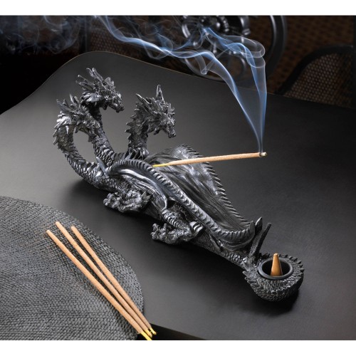Triple-Head Dragon Incense Burner